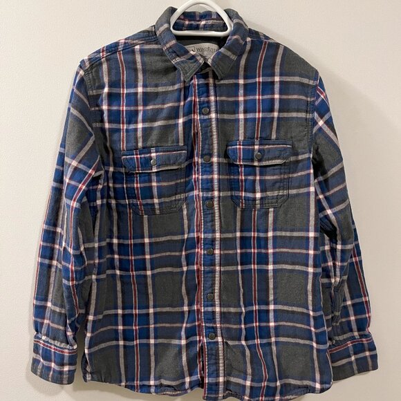 WindRiver Outfitting Co. - Men's Flannel Checkered Long Sleeve Shirt, Large - Picture 1 of 8